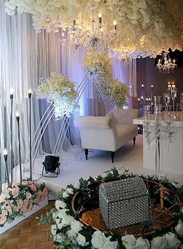 Wedding venue decorations